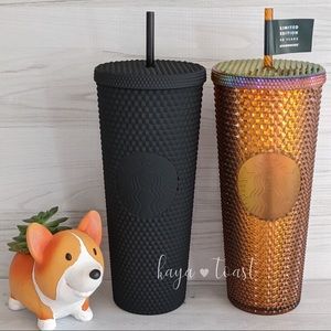 2 Limited Edition Starbucks Studded Venti Tumblers